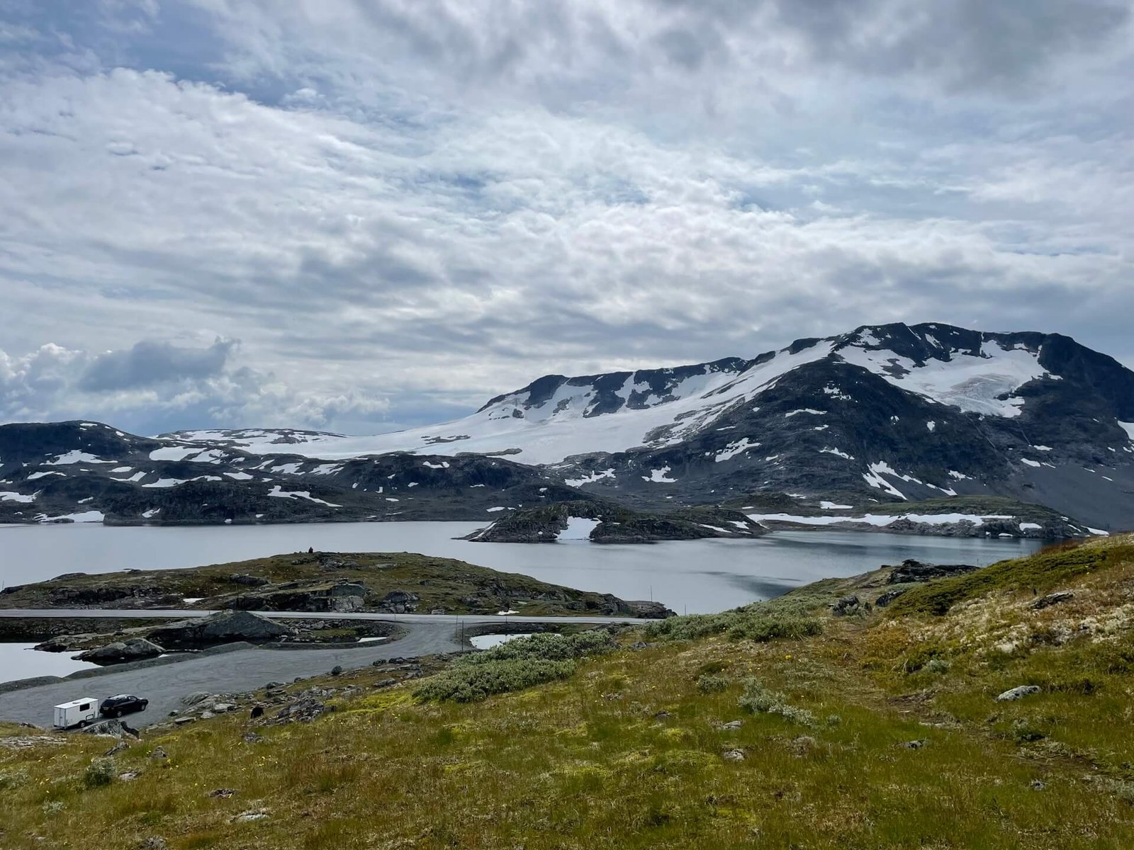 hoog in de noorse bergen