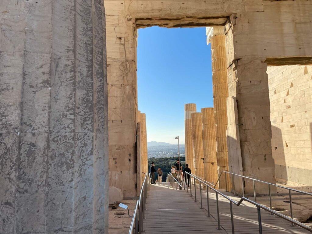 athene acropolis doorgang