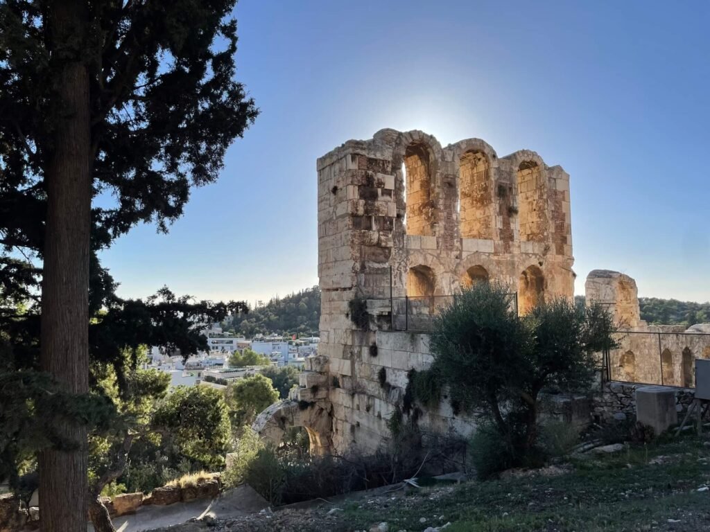athene acropolis odeion van herodes atticus