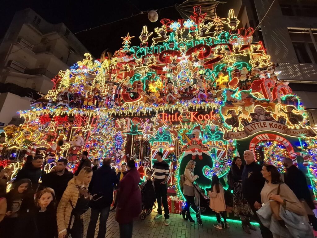 athene in kerststemming