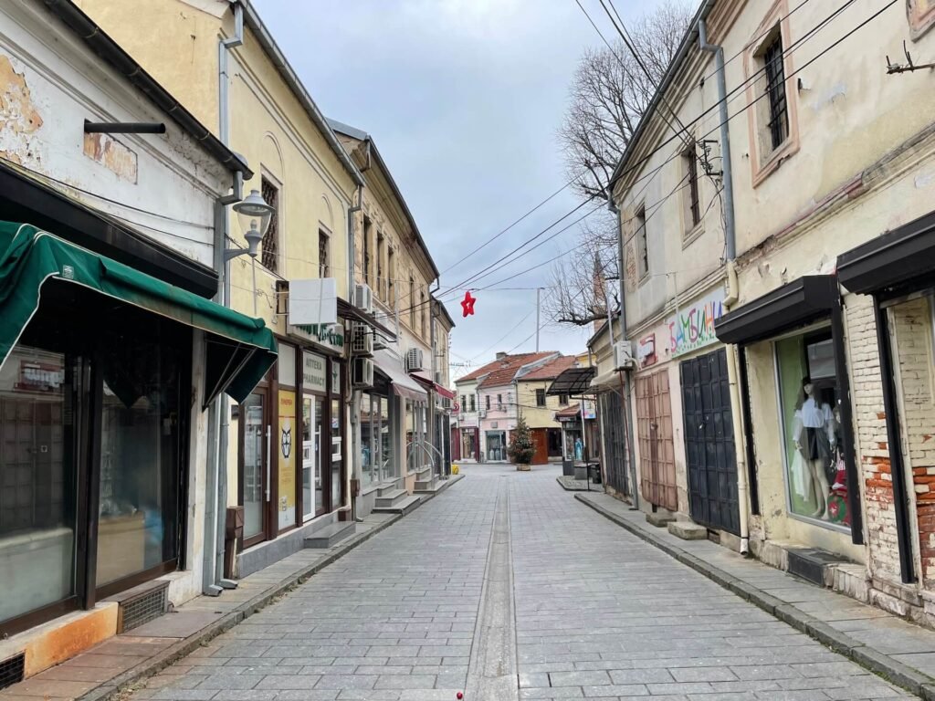 bitola centrum winkelstraat