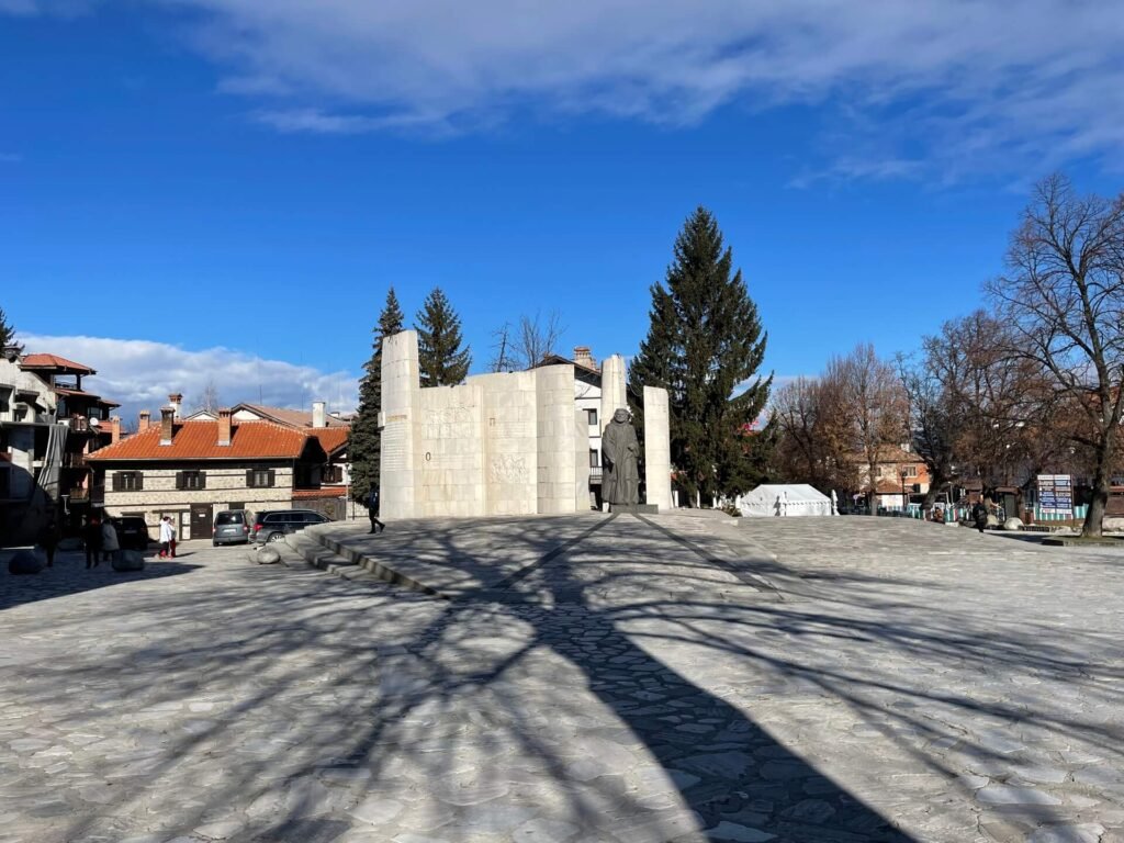 bansko monument paisius of hilendar