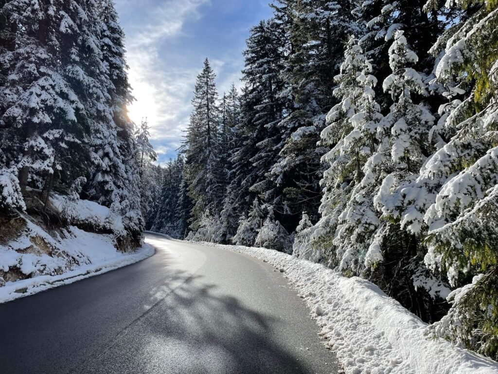 bansko pirin nationalpark sneeuw weg
