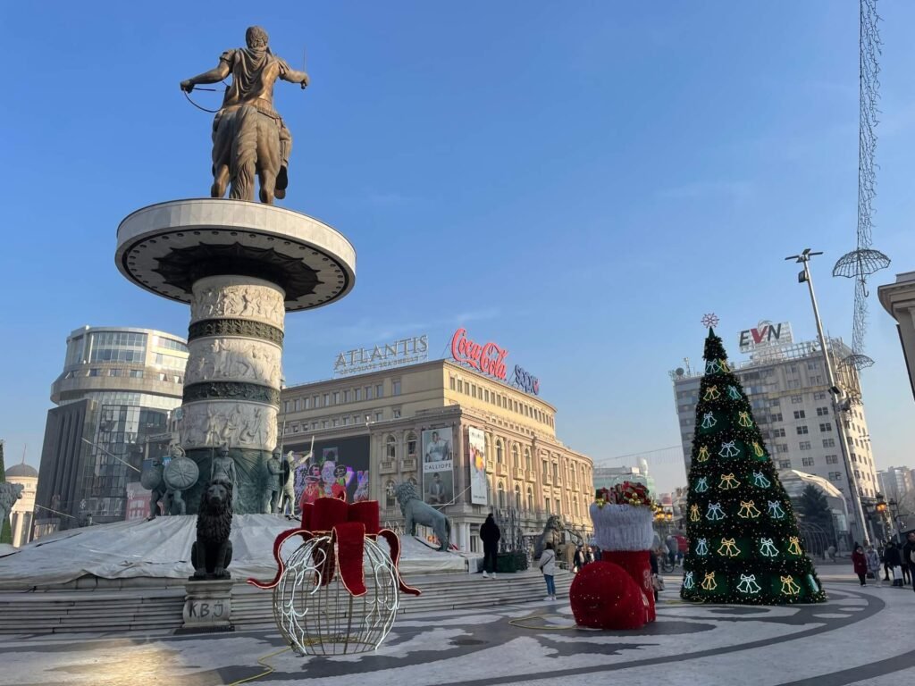 skopje centrum kerst 2023
