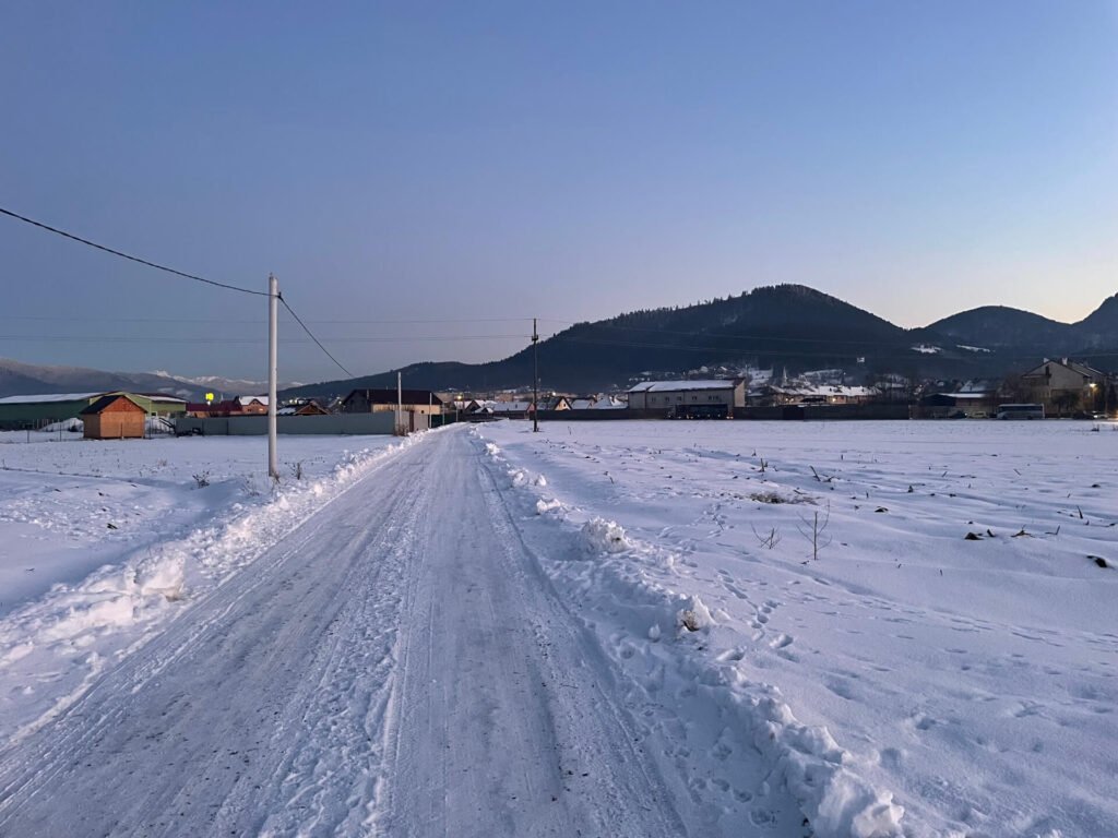 brasov polder sneeuw