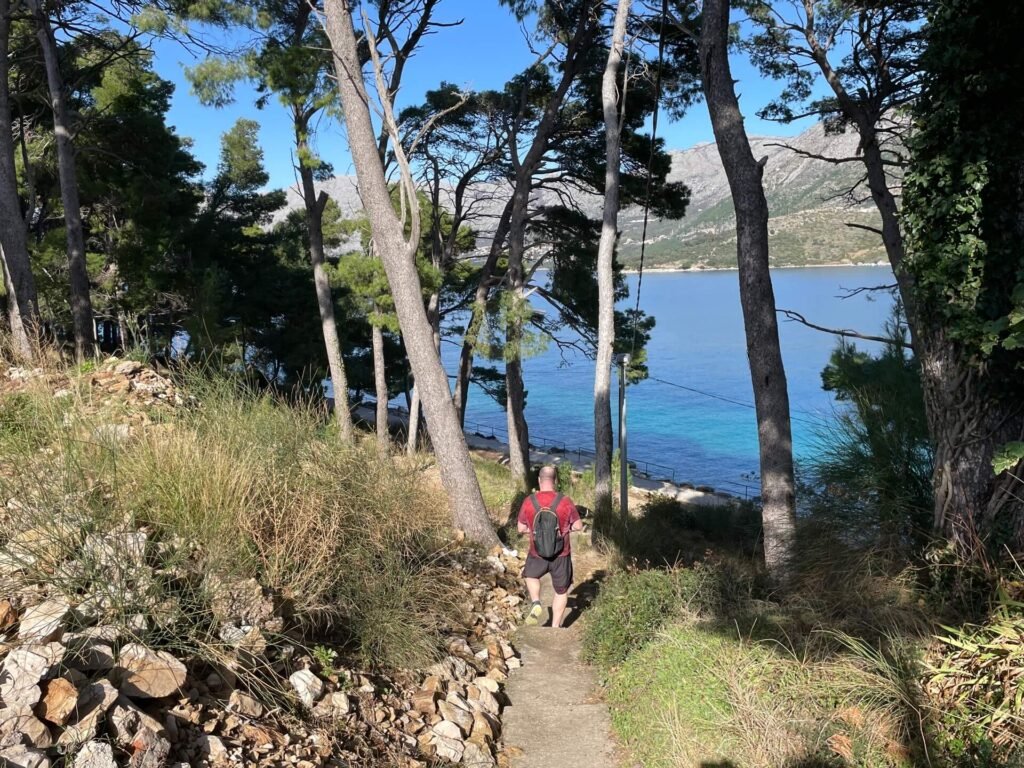 cavtat beachwalk winter