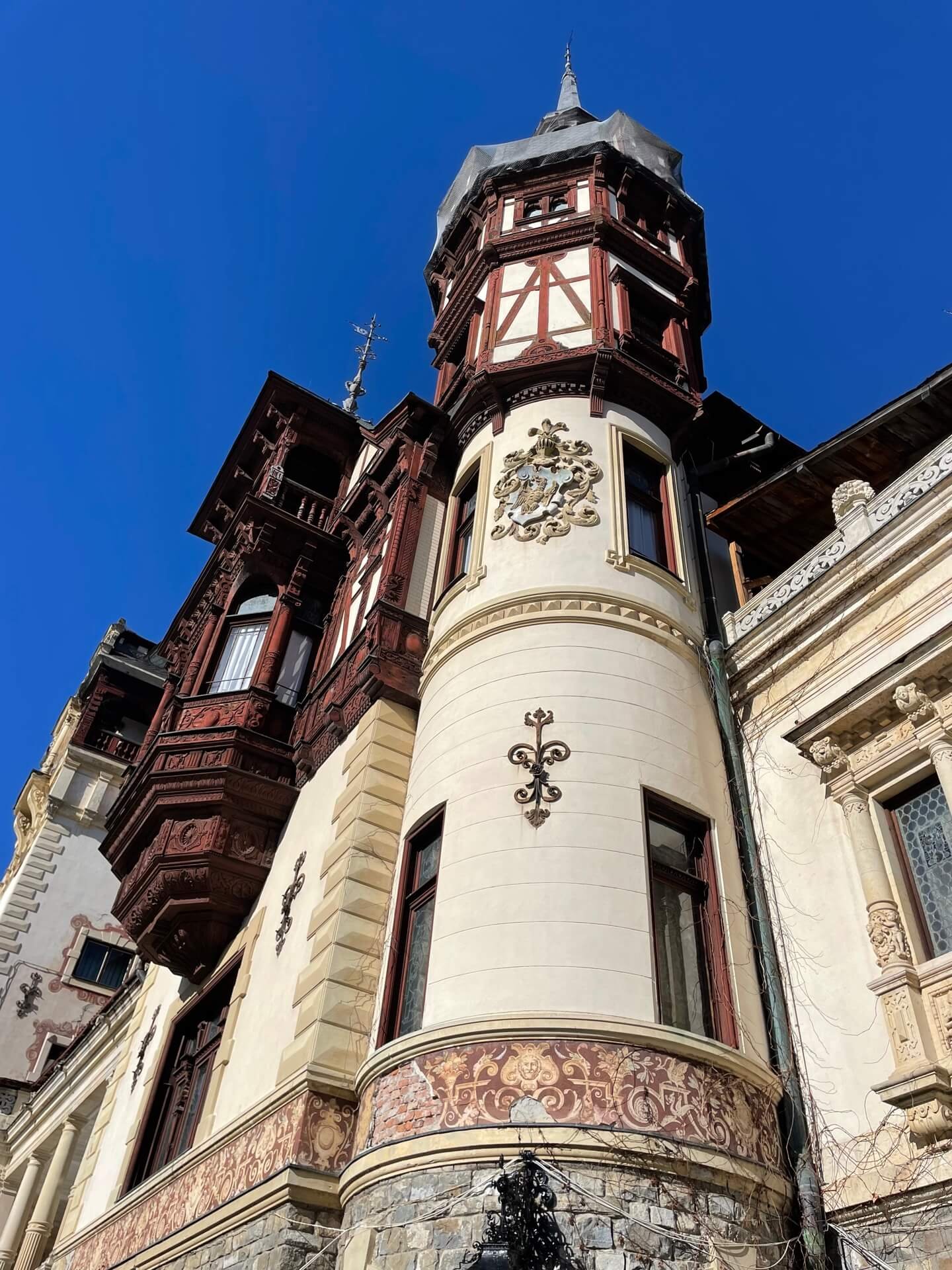 peles kasteel close up