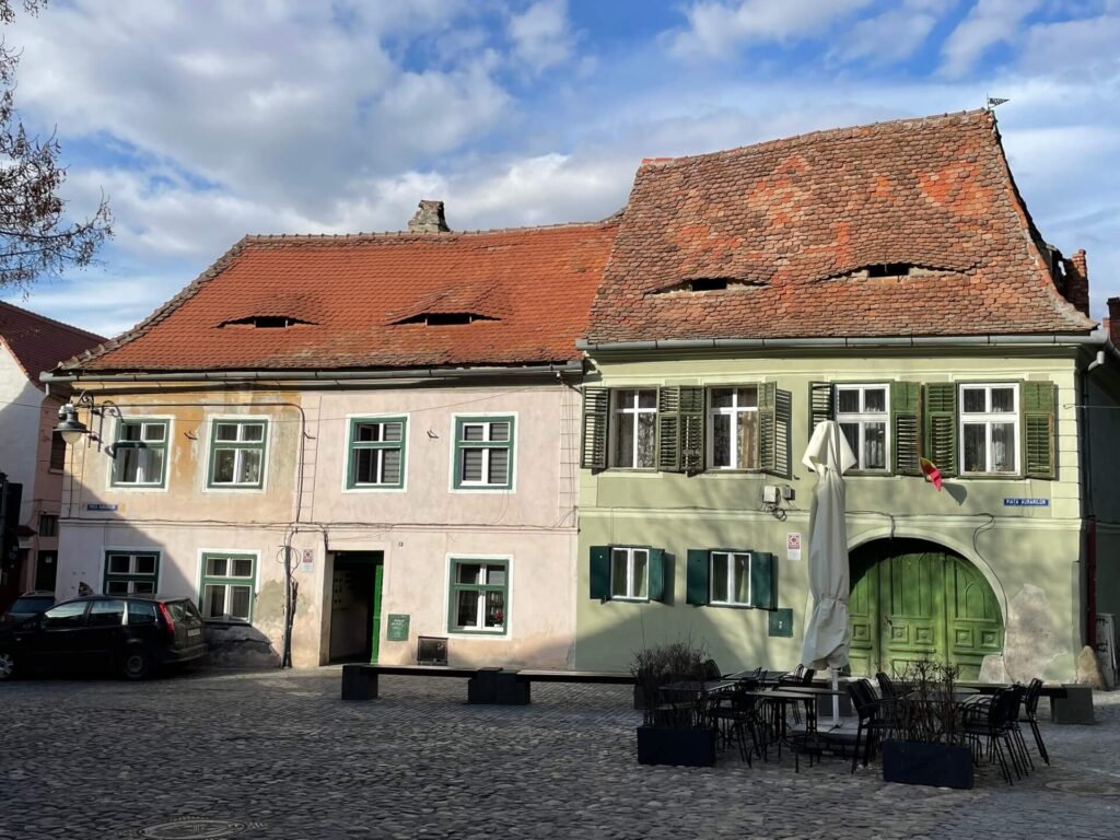 sibiu houses with eyes