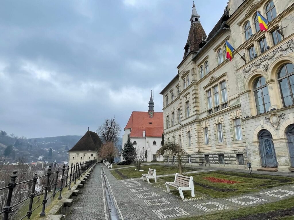 sighisoara city hall viewpoint