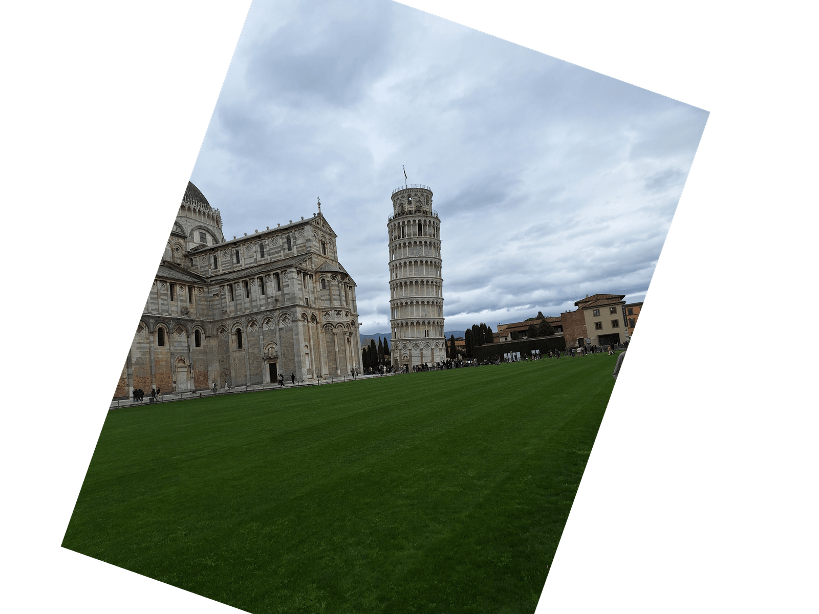 Toren van Pisa scheef