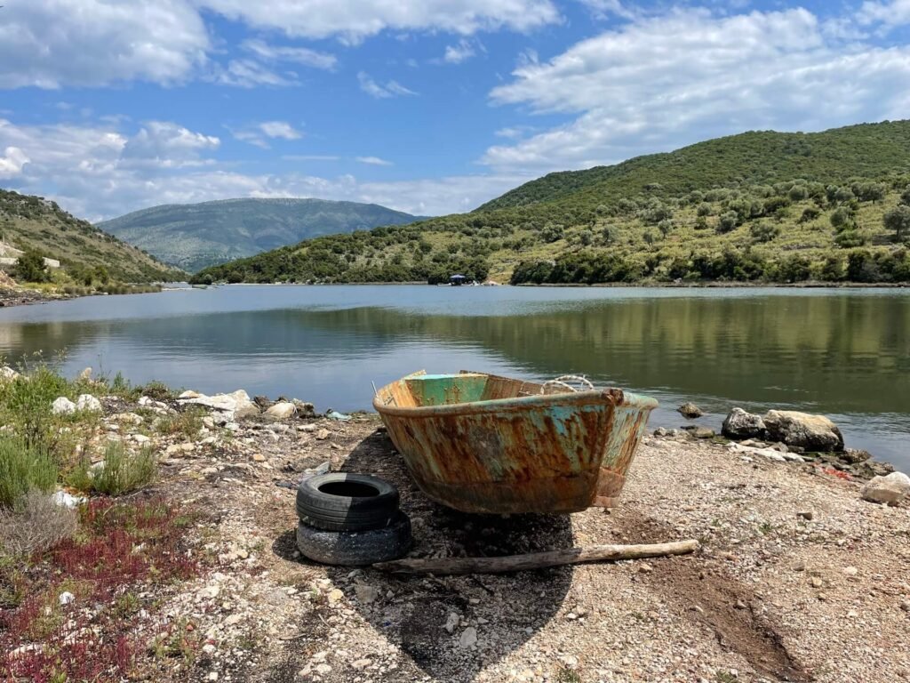 Ksamil Butrintmeer bootje