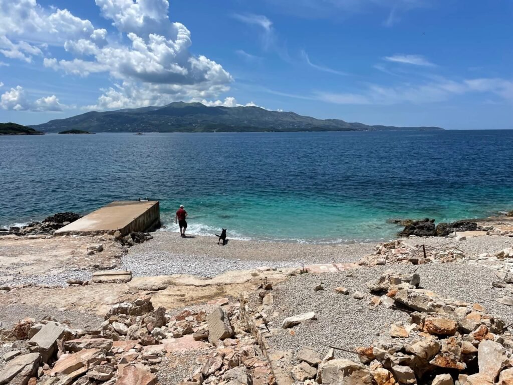 Ksamil Examílio beach Martijn