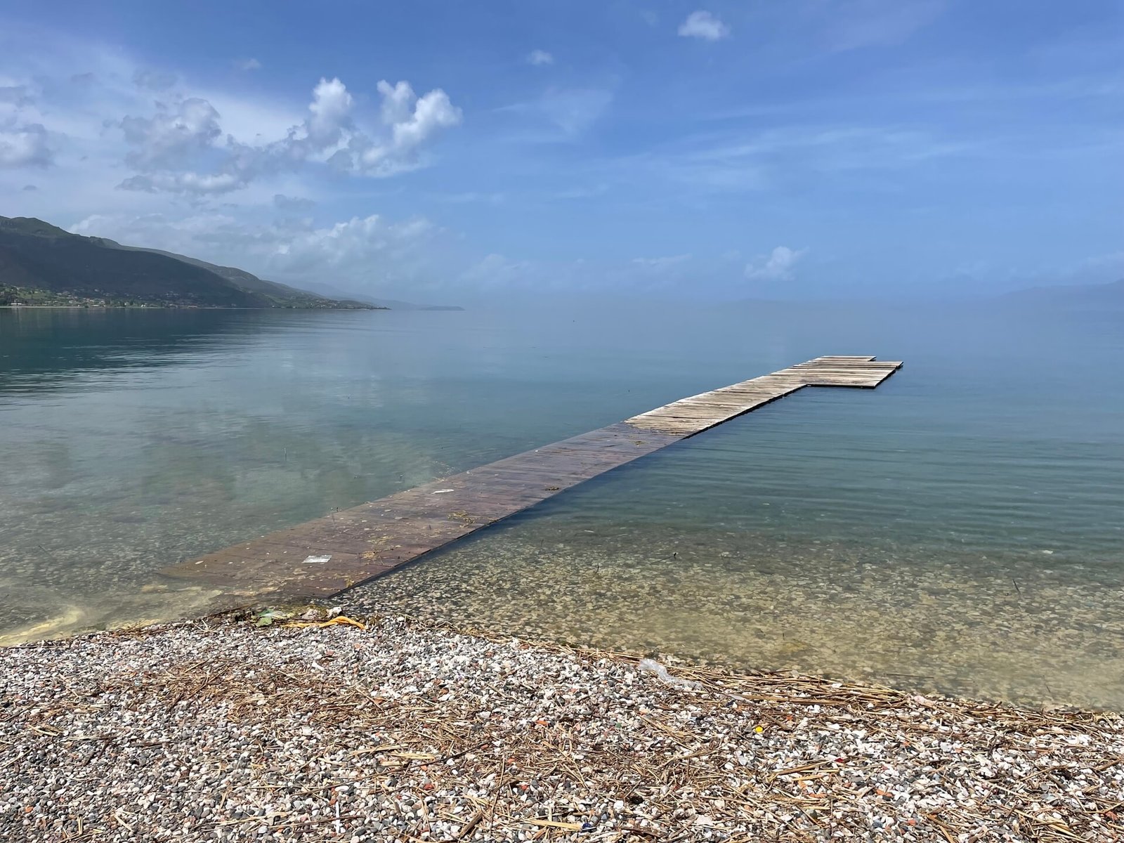 Pogradec beach vlonder