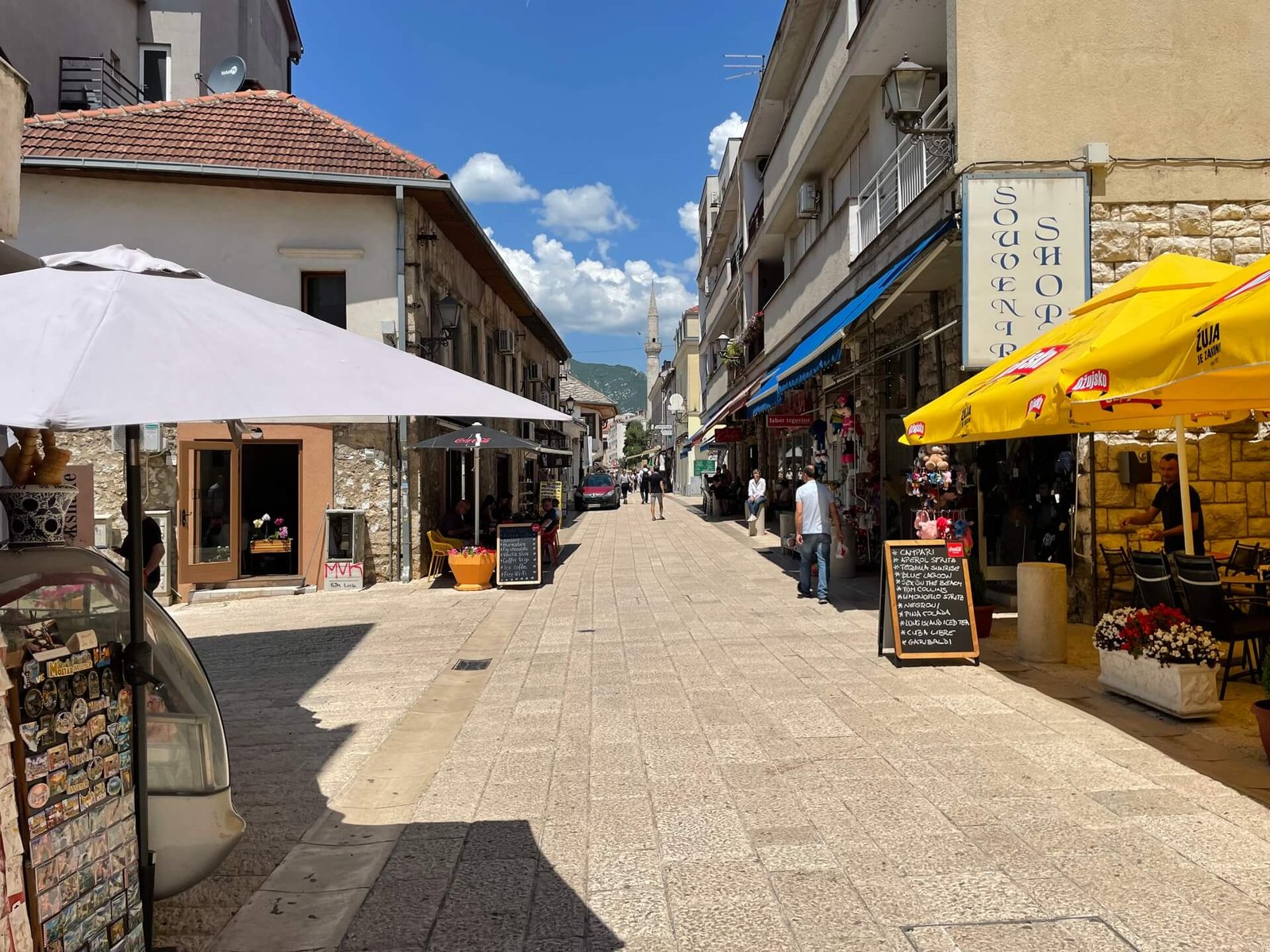 Mostar winkelpromenade