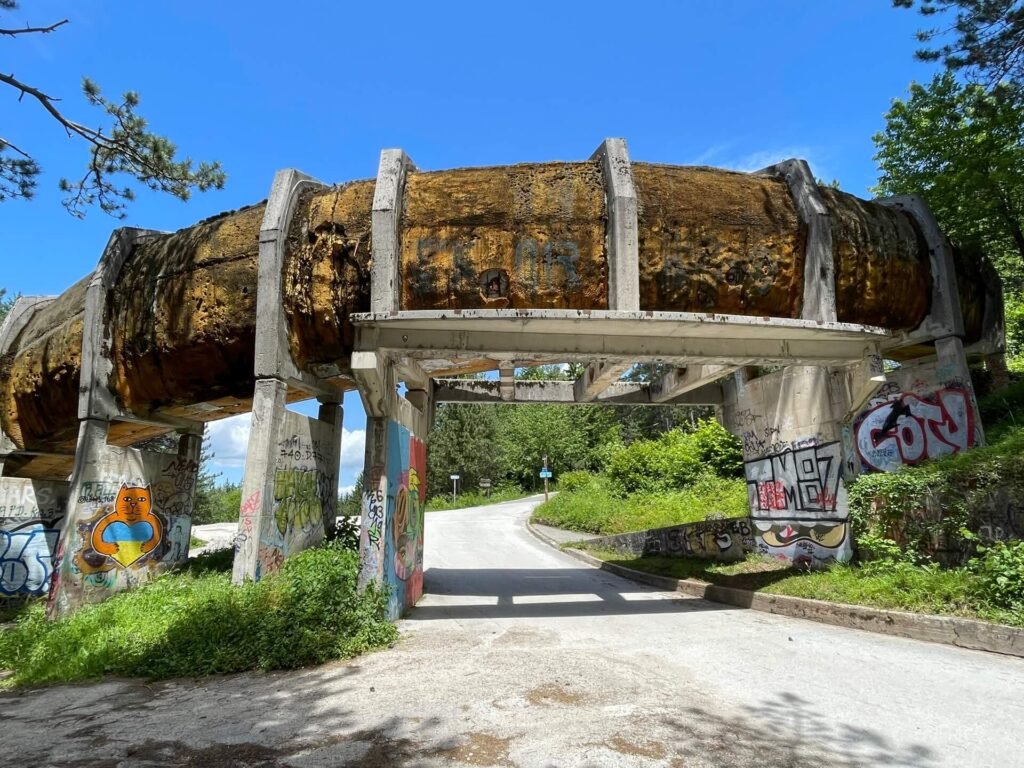 Sarajevo bobsleebaan bocht