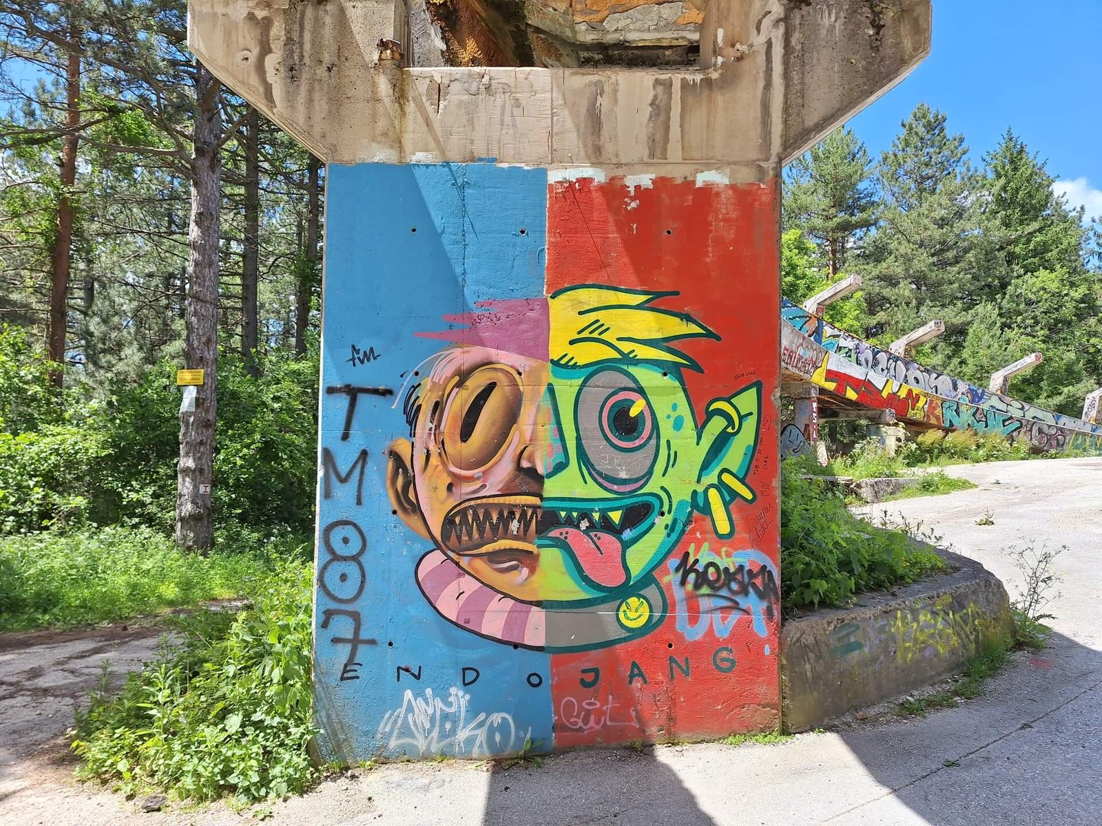 Sarajevo bobsleebaan brug