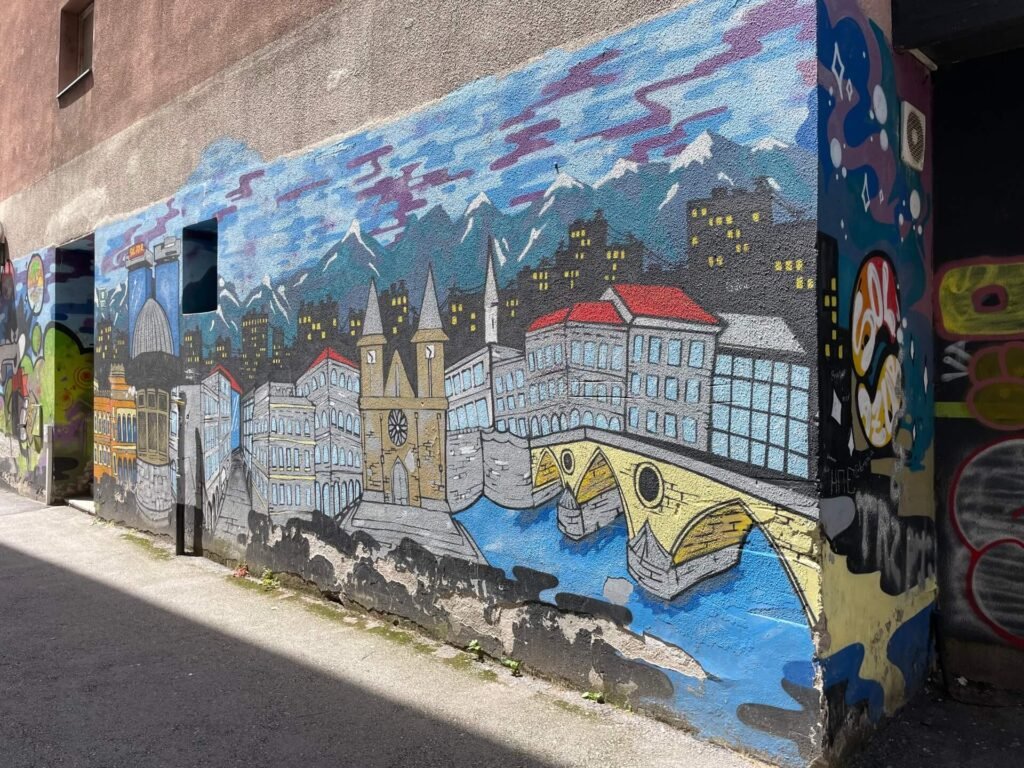 Sarajevo muurschildering