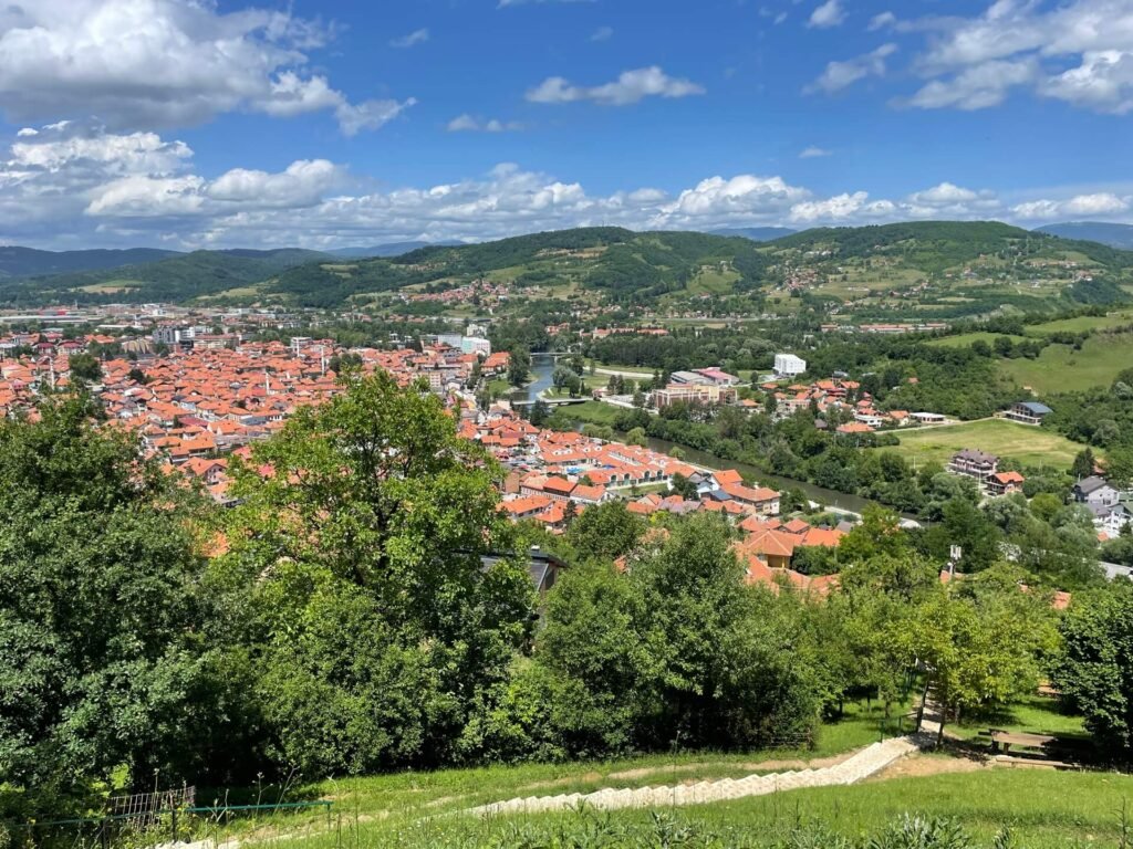 Visoko Pyramid Sun uitzicht