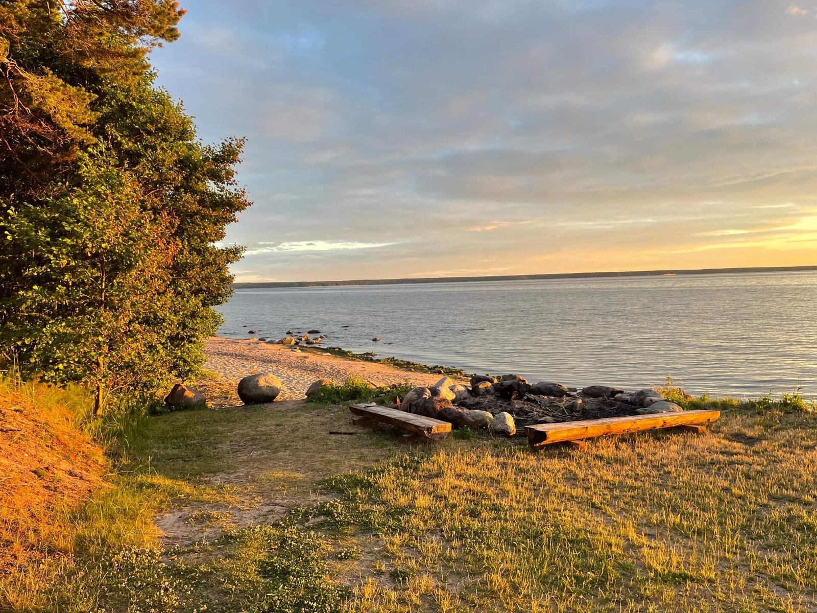 Lahemaa strand vuurplaats