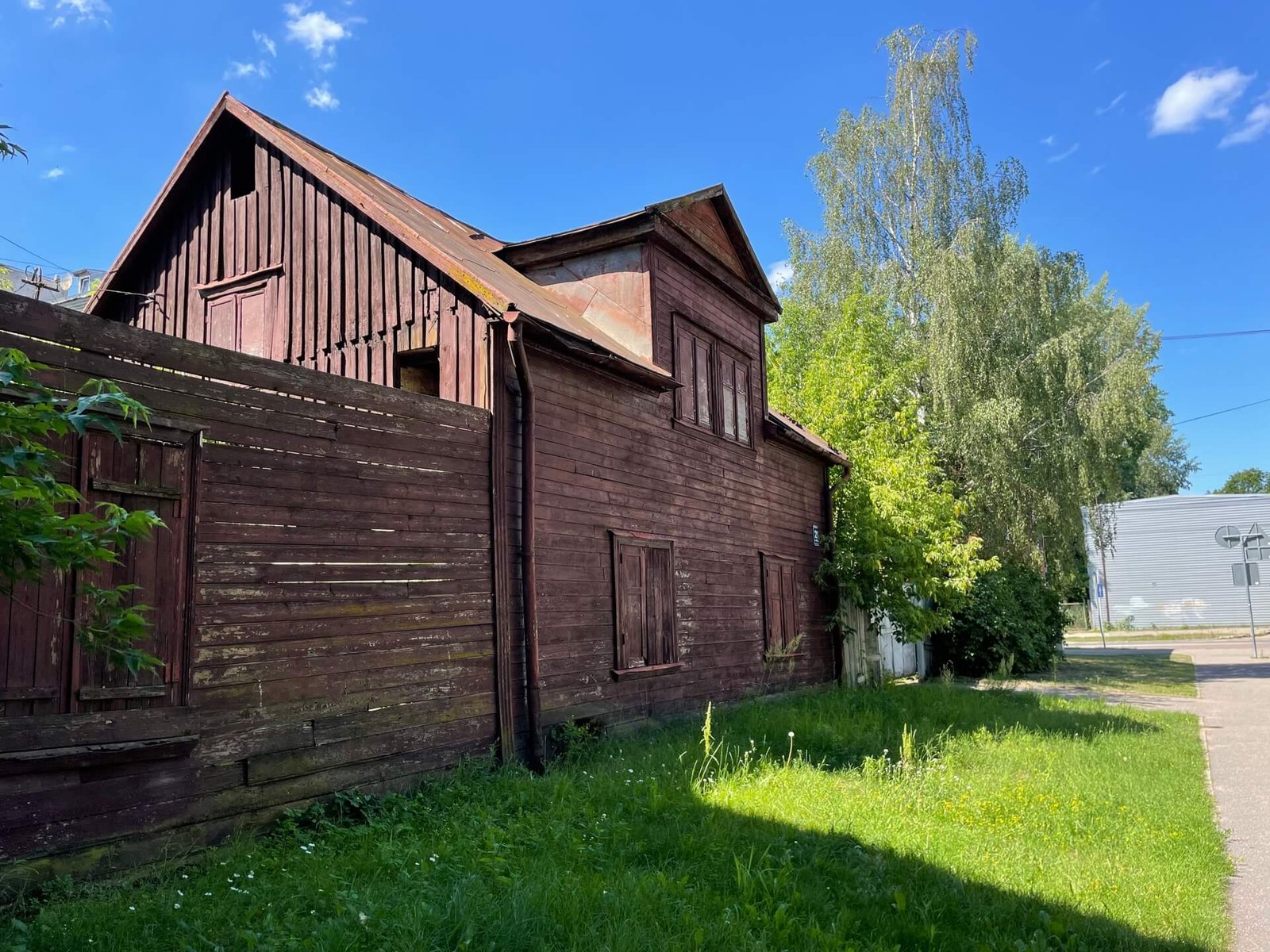 Riga Maskavas houten huizen 4