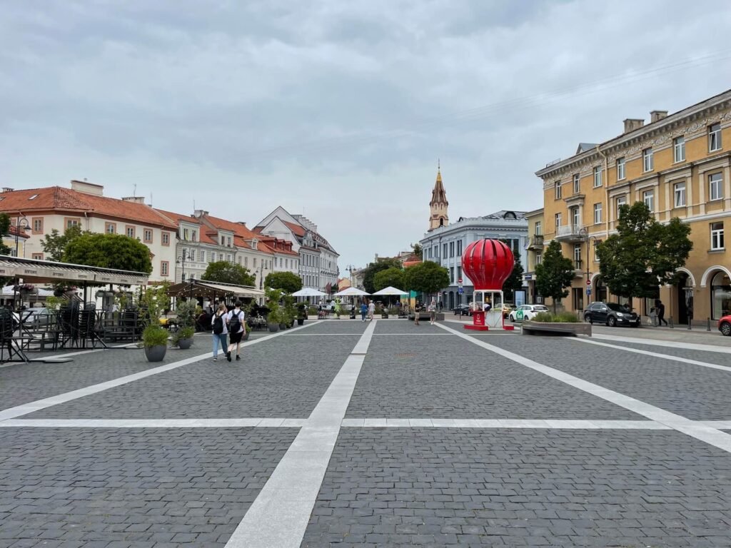 Vilnius town hall square